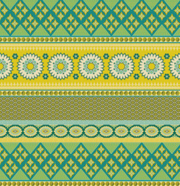 Joel Dewberry - Notting Hill - Banded Bliss - Aquamarine