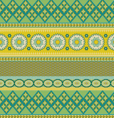 Joel Dewberry - Notting Hill - Banded Bliss - Aquamarine