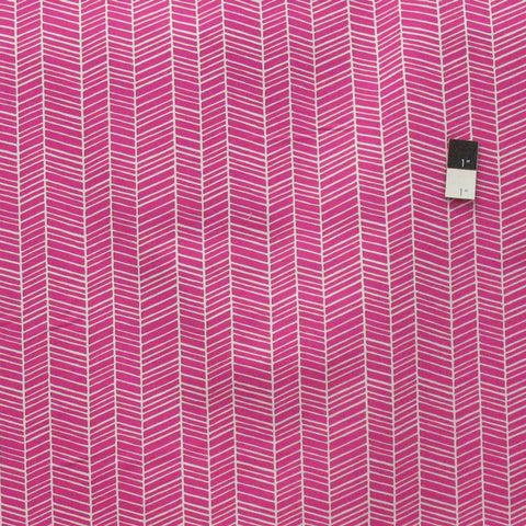 Joel Dewberry - True Colors - Herringbone - Fuchsia