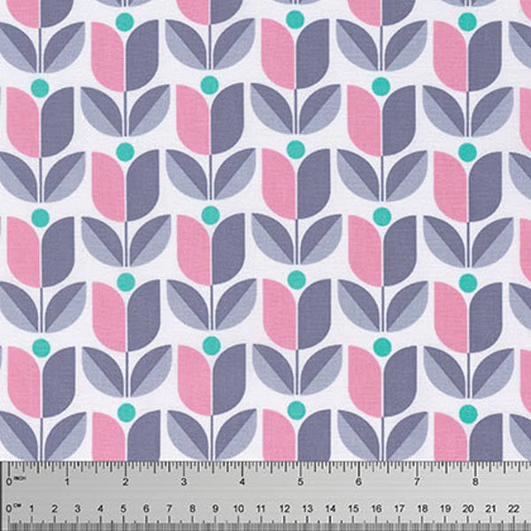 Joel Dewberry - True Colors - Tulips - Gray