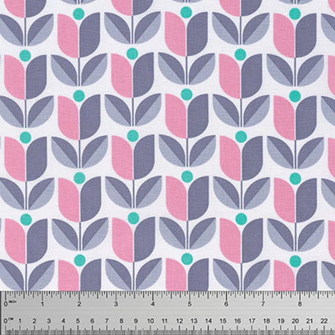 Joel Dewberry - True Colors - Tulips - Gray