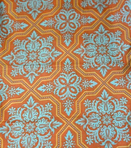Joel Dewberry - Heirloom Voile - Tile Flourish - Amber