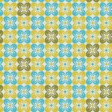 Joel Dewberry - Notting Hill Voile - Square Petal - Citron