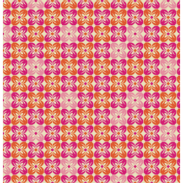 Joel Dewberry - Notting Hill Voile- Square Petal - Tangerine