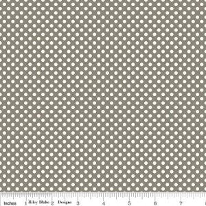 Riley Blake - Emily Taylor Design - Verona - Dots in Gray
